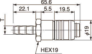 미니Q.D.C101 Ф8호스용타입