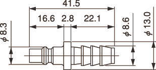 미니Q.D.C101 Ф8호스용타입