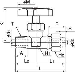 미니츄어밸브 퀵씰타입(스트레이트타입)