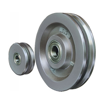 볼베어링들이V차륜