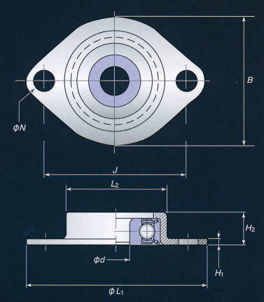스테인레스제베어링부착컴팩트유니트