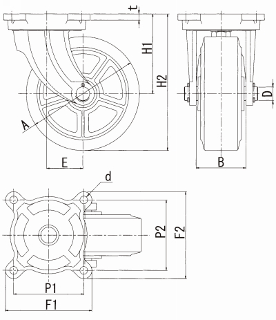 닥타일제광폭중량용(H)금구