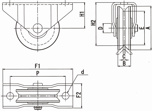 앵글차륜(R형／RM형)