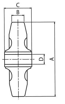 강판제캐스터용차륜