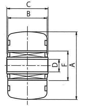 소형중(H)하중용캐스터전용차륜