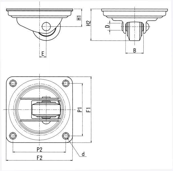 저상식자재캐스터(UT-50)