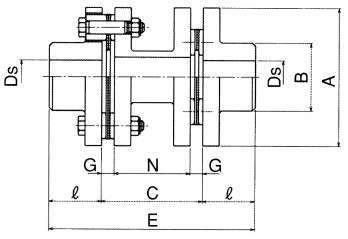 DC커플링(표준스페이서／표준축경용)