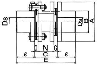DC커플링(표준스페이서／표준축경용)