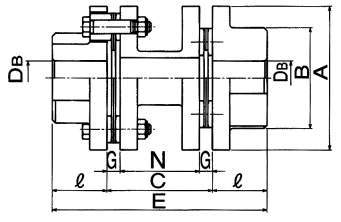 DC커플링(표준스페이서／대축경용)
