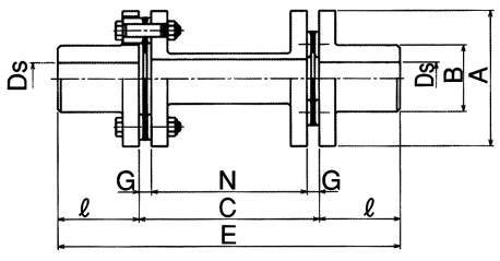 DC커플링(연장스페이서／표준축경용)
