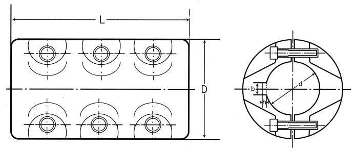 SMC나뉨통커플링