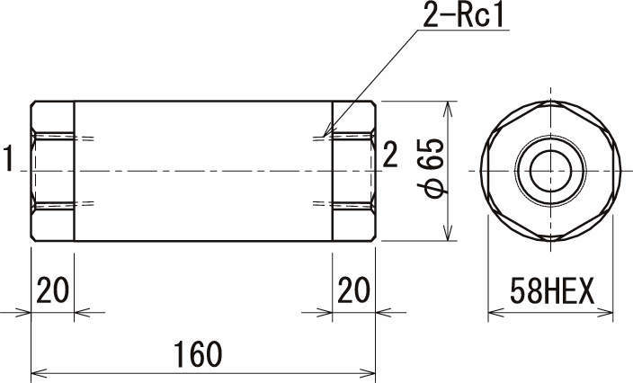 인라인체크밸브