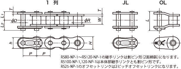코팅드라이브체인(NP사양)