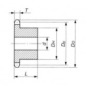 엔프라바이피치체인용스프라켓