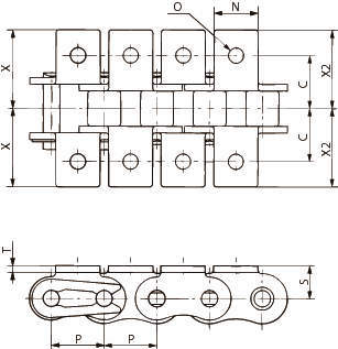 어태치먼트붙이 RS형체인
