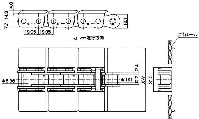 스냅탑체인 TN형