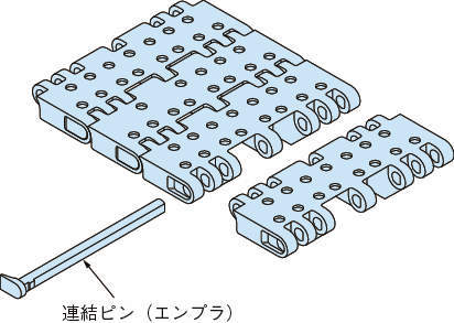 플라스틱모듈라체인 BTO8-M형