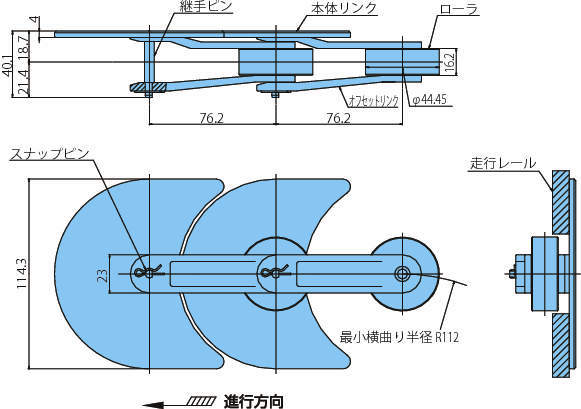 플라크레센트체인 TORP·TOSP형