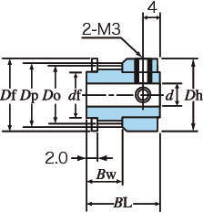 태형치형풀리 MXL형(알미늄타입)
