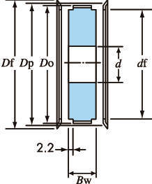 T치형풀리 T5형(알미늄타입)