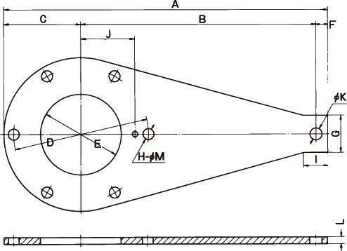 캠클러치 BS용토르크암