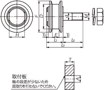 축붙이베어링롤러(양플랜지롤러)