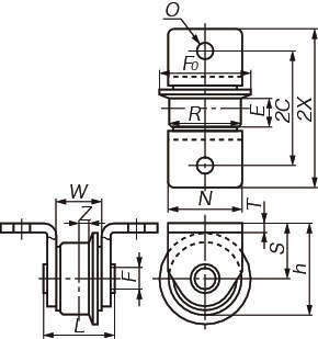 어태치붙이베어링롤러(F롤러)
