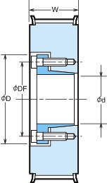 태형치형록풀리 S타입 L형