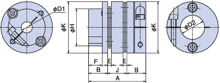엑트플렉스커플링 NES시리즈(스페이서 타입)
