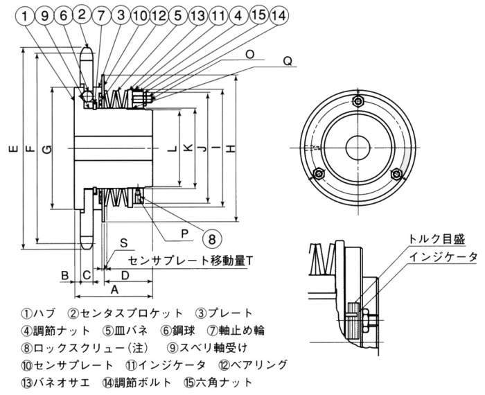 스프라켓붙이쇼크가드 TGB시리즈