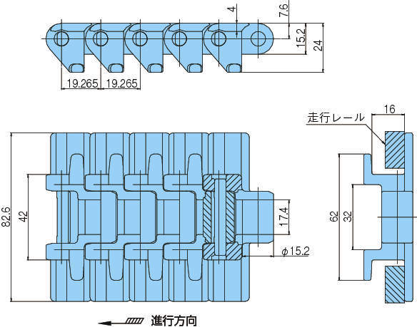 플라탑체인 TPM형