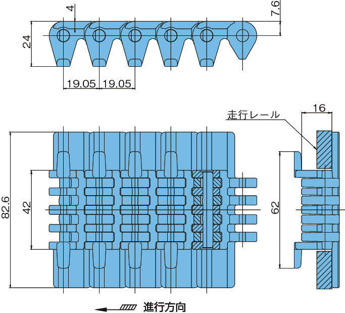 플라탑체인 TPM-SN형
