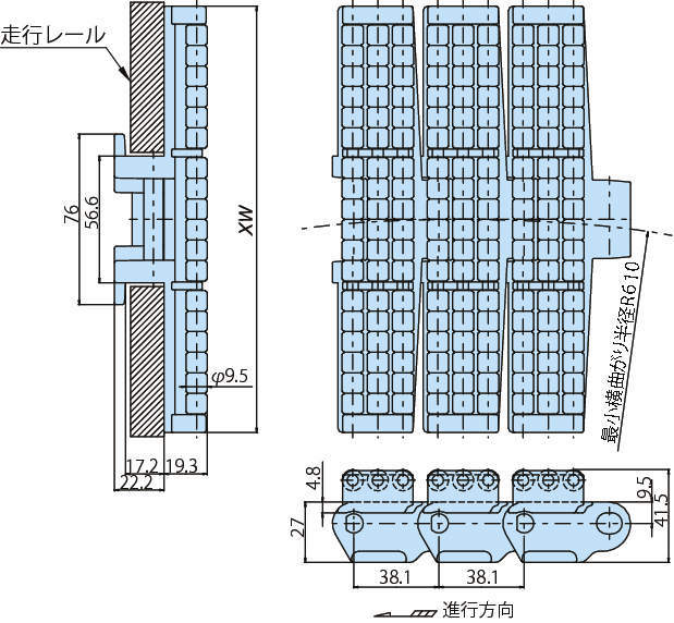 커브아큐뮬레이션체인 TPUS-LBP형