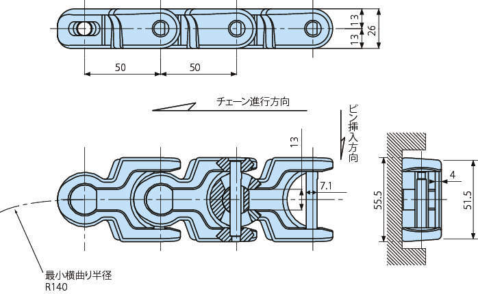 플라유니버셜체인 TPUN형