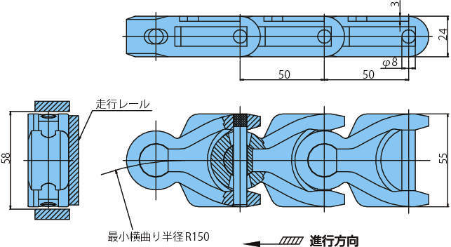 플라유니버셜체인 TPUN-LH형