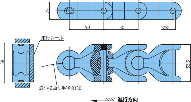 플라유니버셜체인 TPUN-LH형