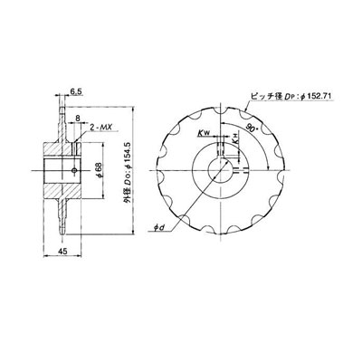 TPUSR형체인용스프라켓
