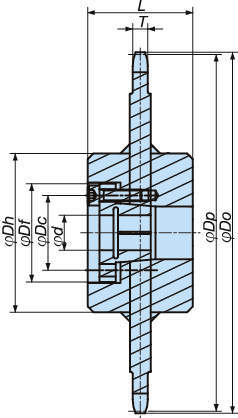 TPUSR형체인용록스프라켓