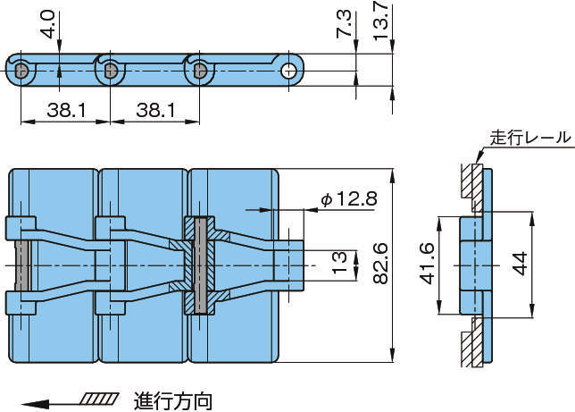 플라탑체인 TP-OTD형