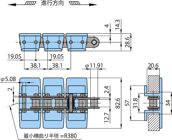 스냅탑체인 TP-1873-T형