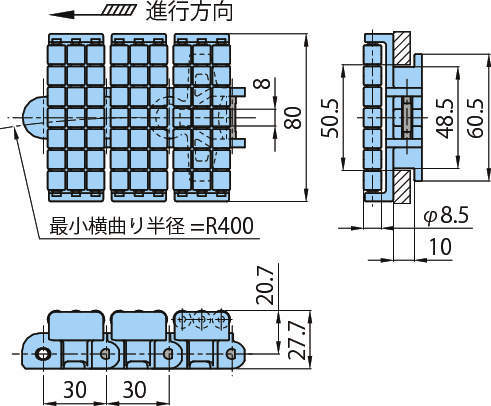 커브아큐뮬레이션체인 TP-30UTW-LAP형
