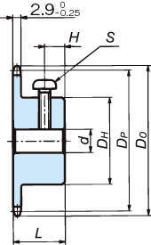 RS25 스프라켓 1B타입