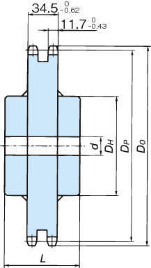 RS60 스프라켓 2C타입