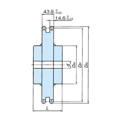 RS80 스프라켓 2C타입