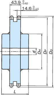 RS80 스프라켓 2C타입