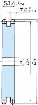 RS100 스프라켓 2A타입