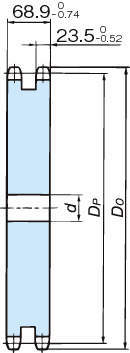 RS120 스프라켓 2A타입