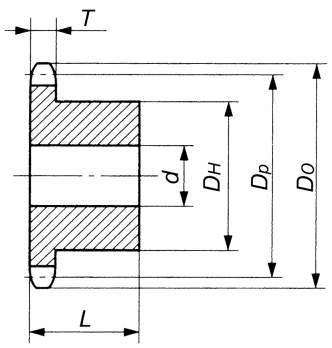 바이피치체인용스프라켓