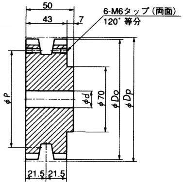 TTP형체인용스프라켓