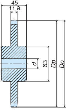 TPF형체인용스프라켓